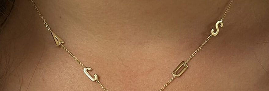 collier personnalisé
